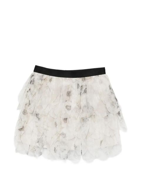 Max Mara ruffled mini skirt - Grey - zdjęcie produktu nr 1