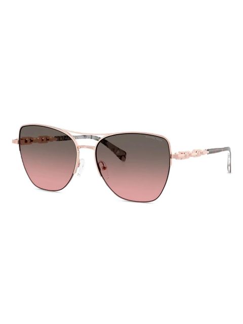 Michael Kors chain-link metal sunglasses - Pink - zdjęcie produktu nr 2