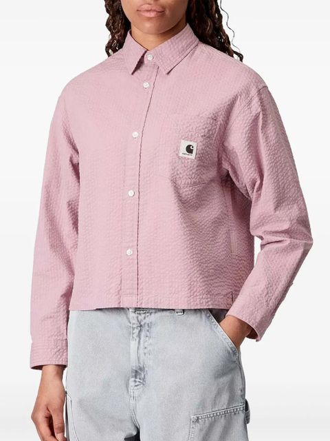 Carhartt WIP Toland patch-pocket shirt - Pink - zdjęcie produktu nr 2
