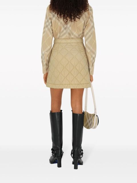 Burberry Vintage-check cotton shirt - Neutrals