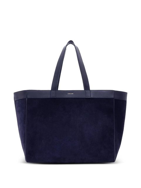 ANINE BING medium Rio suede tote bag - Blue - zdjęcie produktu nr 1