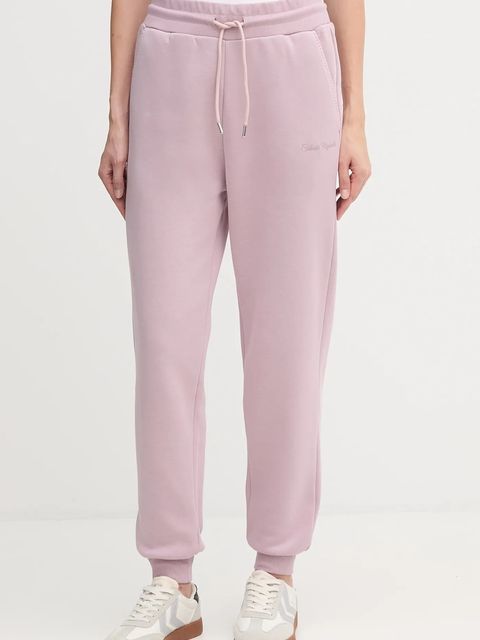 Colmar spodnie dresowe damskie kolor różowy gładkie 9254.3ZN