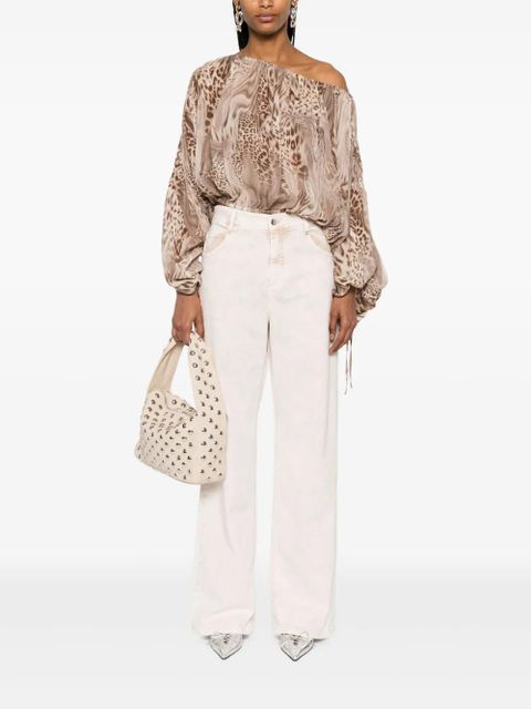 Blumarine washed jeans - Pink