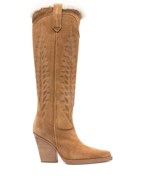 Paris Texas suede boots - Brown - zdjęcie produktu nr 1