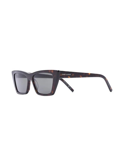 Saint Laurent Eyewear SL 276 rectangular-frame sunglasses - Brown - zdjęcie produktu nr 2