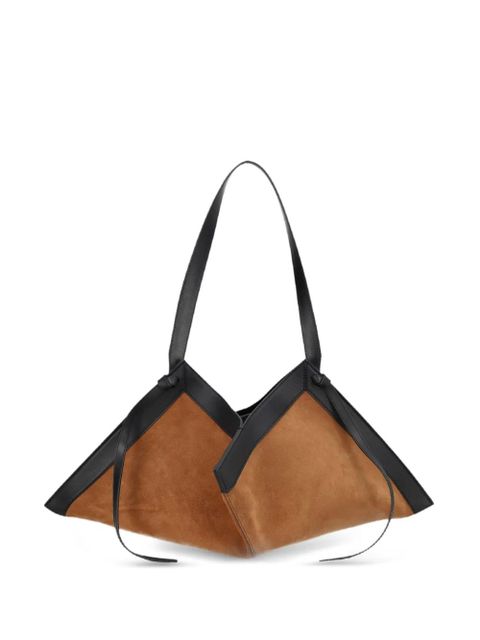 Yuzefi Wonton suede shoulder bag - Brown - zdjęcie produktu nr 1
