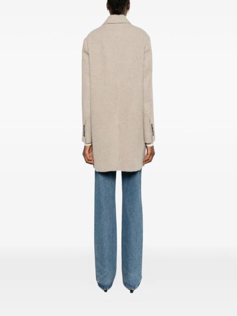 AMI Paris bouclé coat - Neutrals