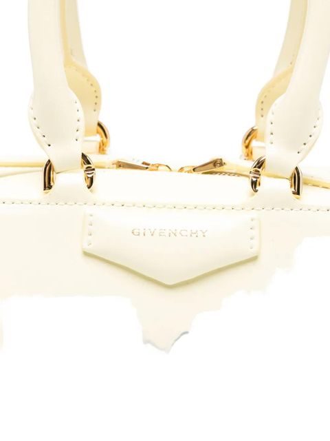 Givenchy mini Antigona top-handle calfskin tote bag - Yellow - zdjęcie produktu nr 2