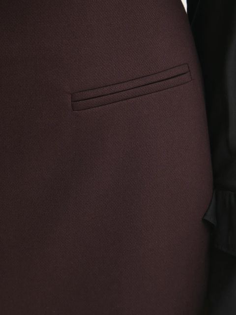 Answear.LAB spódnica kolor bordowy midi ołówkowa