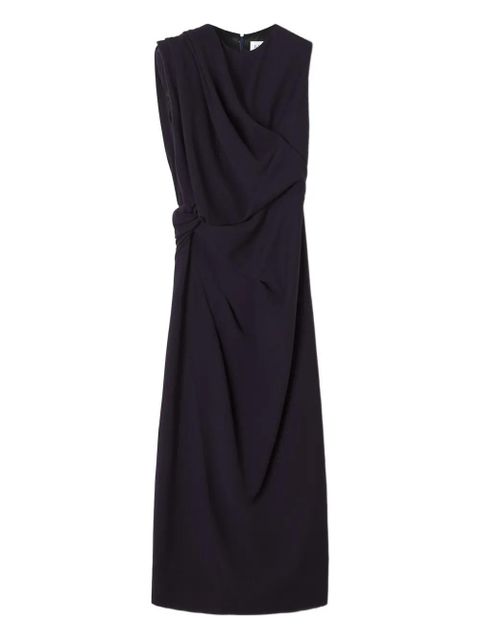 Lanvin draped midi dress - Purple - zdjęcie produktu nr 1