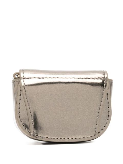 Diesel 1DR leather bag charm - Brown - zdjęcie produktu nr 2