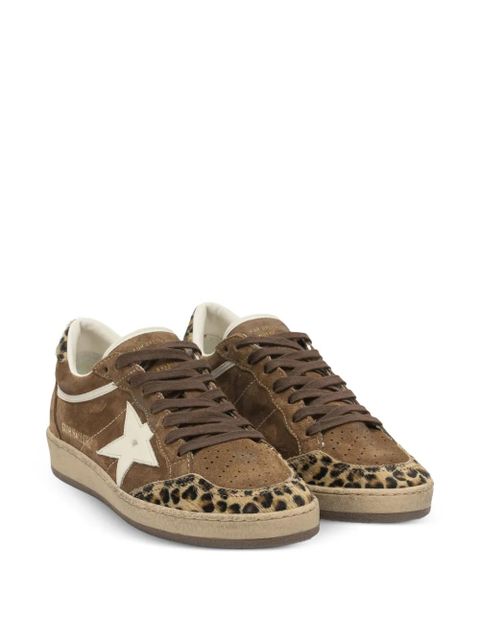 Golden Goose Ball Star leopard sneakers - Brown