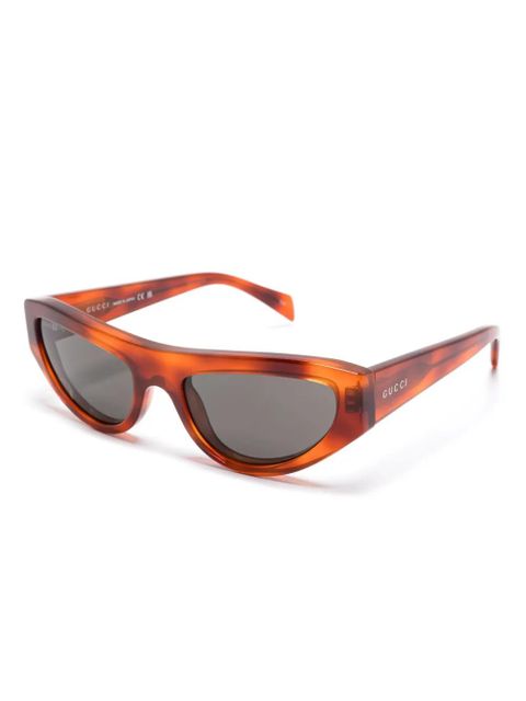 Gucci Eyewear cat-eye sunglasses - Orange - zdjęcie produktu nr 2
