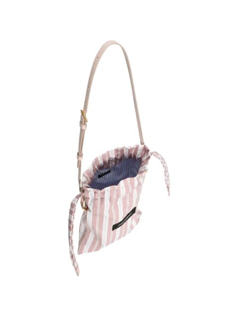 Dolce & Gabbana Essenza bag in striped poplin - Pink