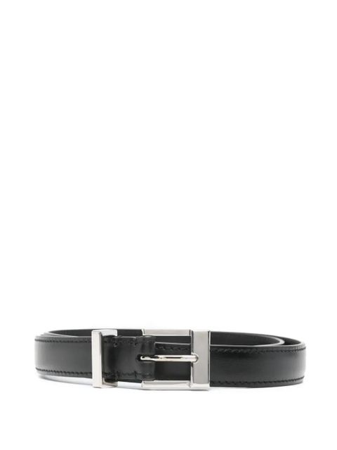 KHAITE Manhattan leather belt - Black - zdjęcie produktu nr 1
