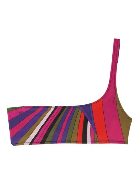 PUCCI print one-shoulder bikini top - Purple - zdjęcie produktu nr 1
