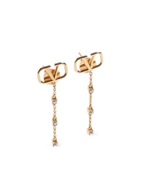 Valentino Garavani VLogo Signature drop earrings - Gold - zdjęcie produktu nr 2