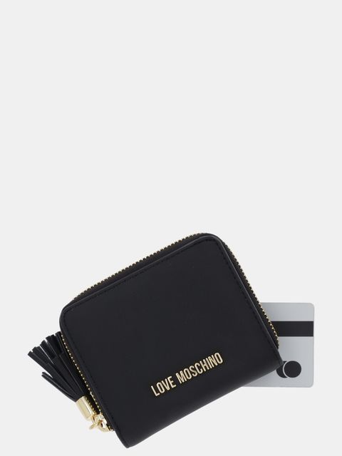 Love Moschino portfel damski kolor czarny JC5689PP0NKD0000