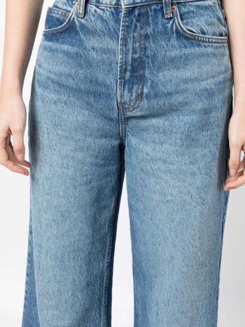 Reformation Cary high-rise wide-leg jeans - Blue