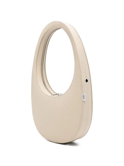 Coperni Swipe grained leather shoulder bag - Neutrals