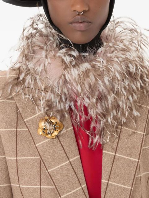 Valentino Garavani Fleur Lumineuse brooch - Gold - zdjęcie produktu nr 2