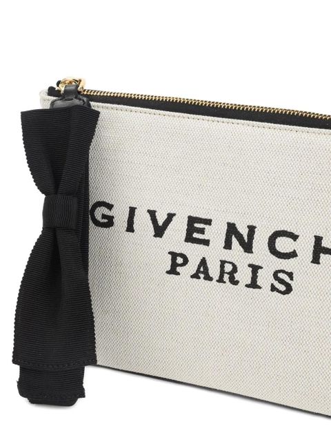 Givenchy small bow-detail make up bag - Neutrals