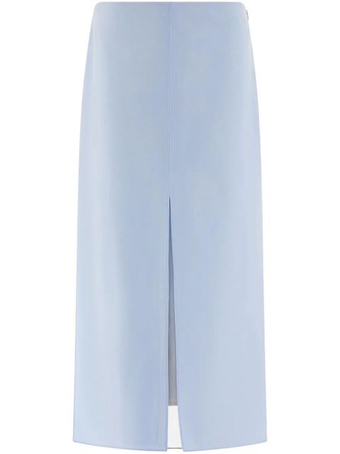 Ferragamo layered midi skirt - Blue - zdjęcie produktu nr 1