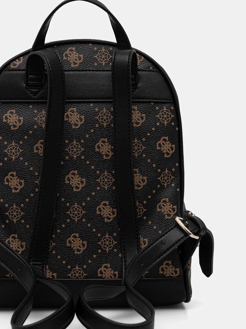 Guess plecak SILIA damski kolor brązowy mały wzorzysty TWGP98 90032