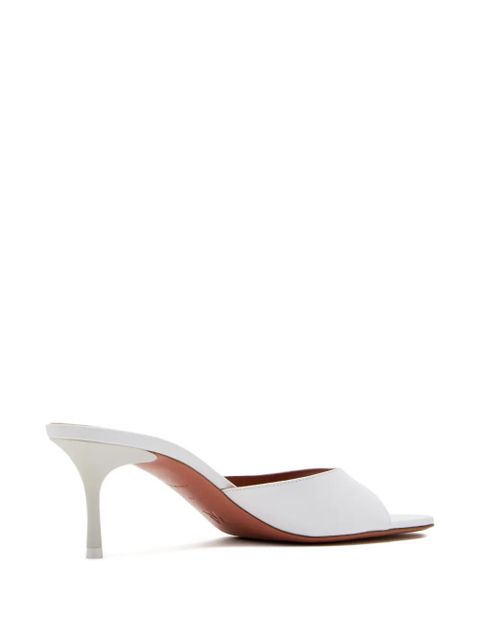 Amina Muaddi 60mm open-toe heeled sandals - White