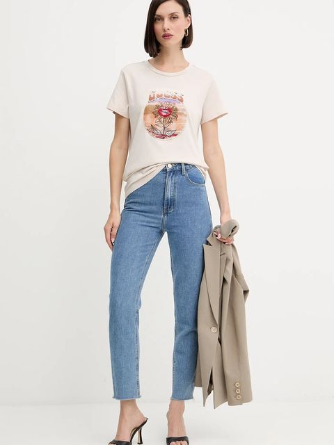 Guess t-shirt bawełniany - zdjęcie produktu nr 1