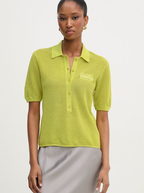 Patrizia Pepe polo swetrowe damskie bawełniane - zdjęcie produktu nr 2