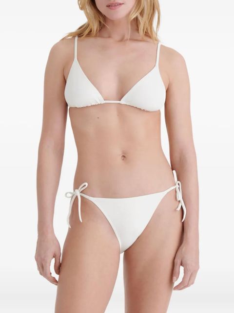 ERES Mouna triangle bikini top - White
