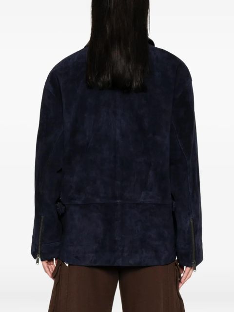 ducie Magda leather jacket - Blue