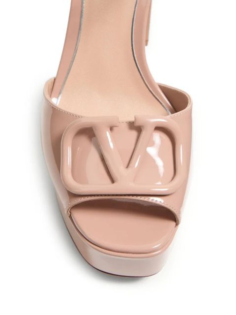 Valentino Garavani 115mm VLogo Signature sandals - Pink