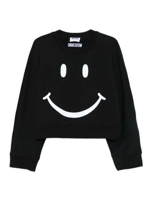 Moschino face-print sweatshirt - Black - zdjęcie produktu nr 1