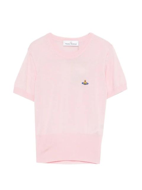 Vivienne Westwood Bea short-sleeve sweater - Pink - zdjęcie produktu nr 1
