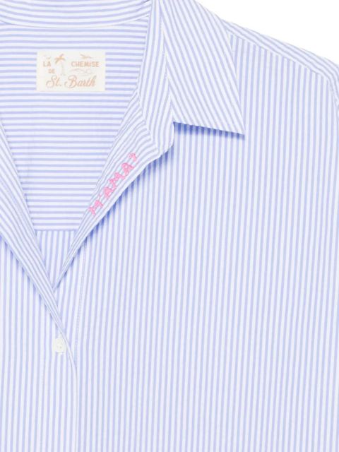MC2 Saint Barth Cristal striped shirt - Blue