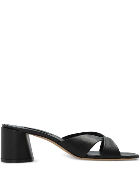 Casadei 70mm leather sandals - Black - zdjęcie produktu nr 1