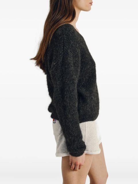 American Vintage East long-sleeve crew-neck sweater - Grey