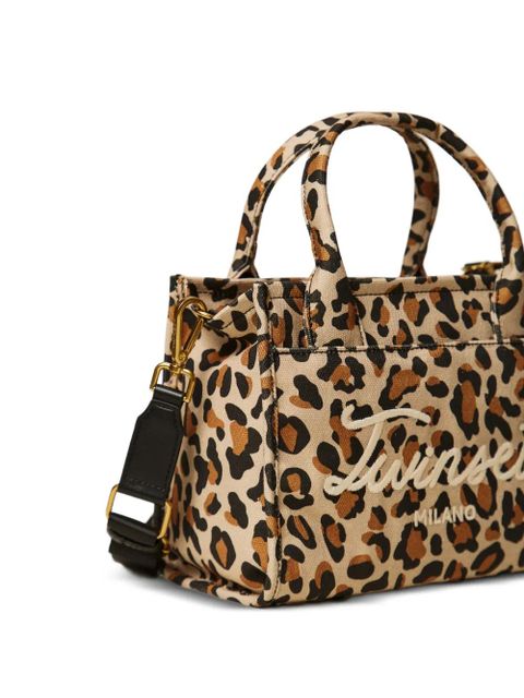TWINSET leopard-print tote bag - Neutrals