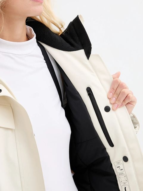 BOSS kurtka kolor beżowy zimowa 50549047