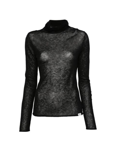 MC2 Saint Barth roll-neck top - Black - zdjęcie produktu nr 1