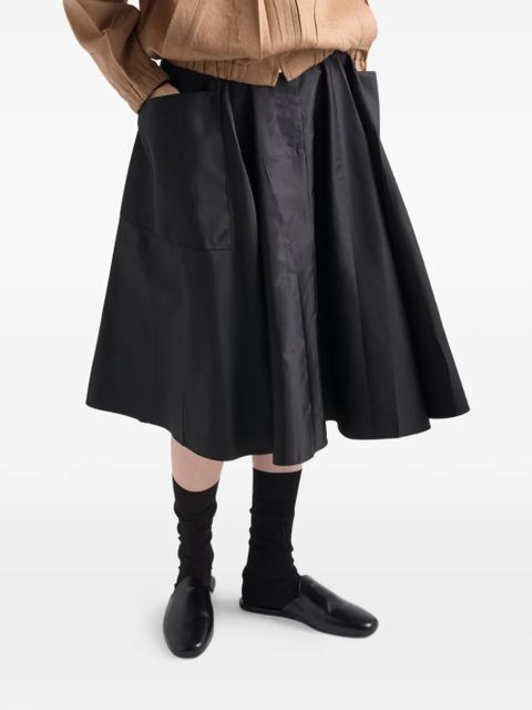 Prada Re-Nylon pleated midi skirt - Black - zdjęcie produktu nr 2