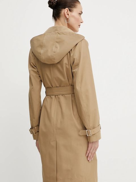 Morgan trencz GROAD damski kolor zielony przejściowy dwurzędowy GROAD - zdjęcie produktu nr 2