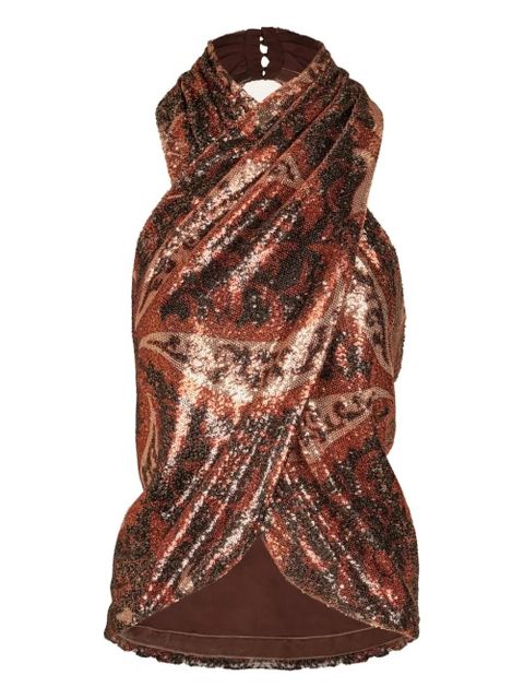 Johanna Ortiz sequin glimmering frost top - Black - zdjęcie produktu nr 1