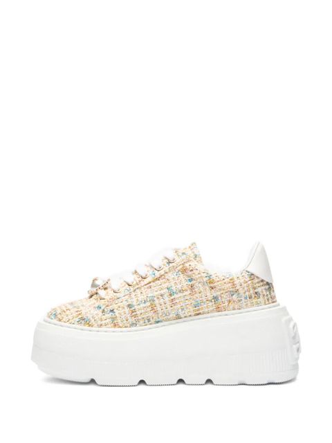 Casadei Nexus bouclé sneakers - White