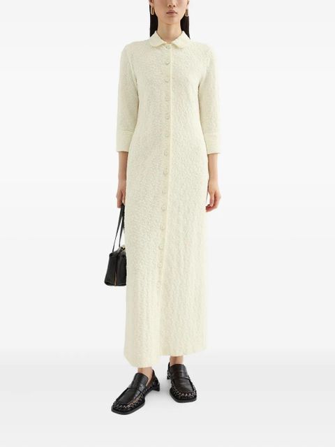 Jil Sander floral-embellished maxi dress - Neutrals - zdjęcie produktu nr 2