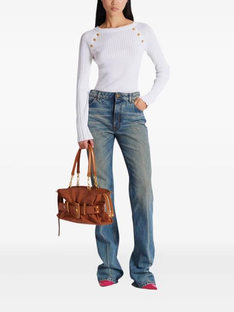 Balmain faded flared jeans - Blue - zdjęcie produktu nr 2