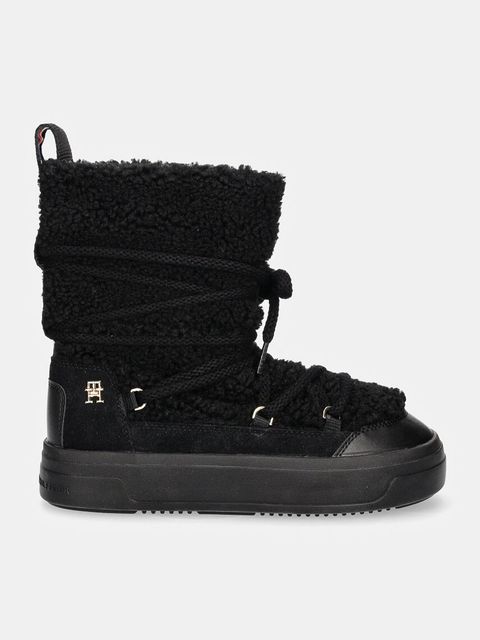 Tommy Hilfiger śniegowce LACE-UP FAUX SHEARLING SNOWBOOT - zdjęcie produktu nr 1