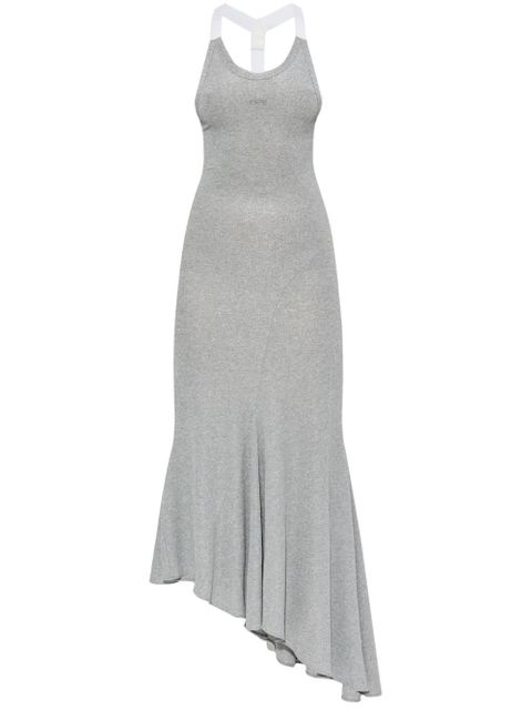 Off-White ribbed-knit midi dress - Grey - zdjęcie produktu nr 1